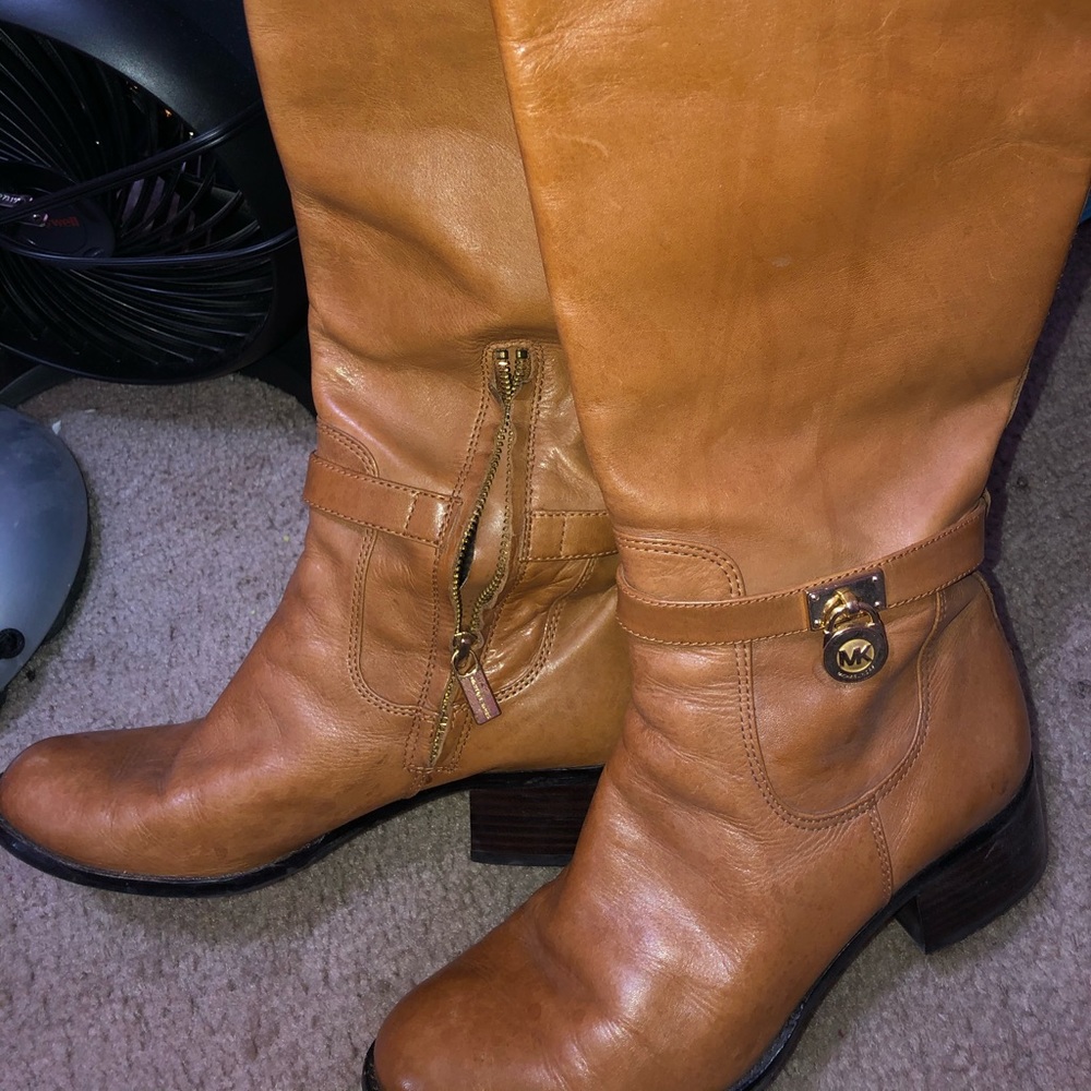 Chestnut Brown Michael Kors Boots
